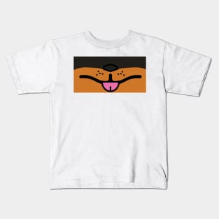 Beauceron Face Kids T-Shirt